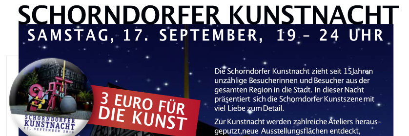 Schorndorfer Kunstnacht 2016